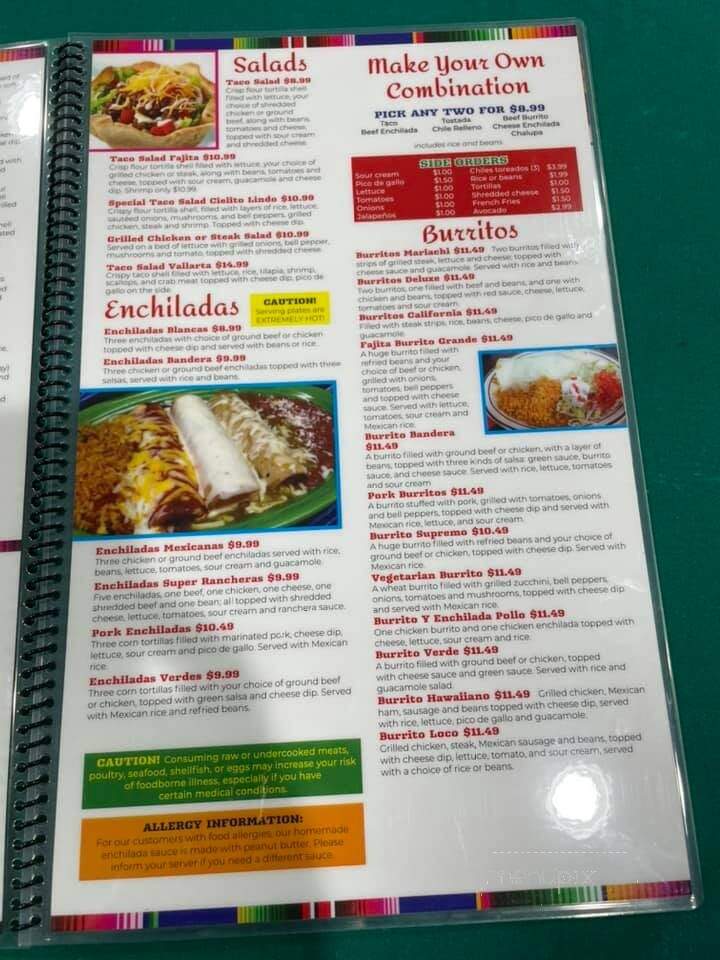 Cielto Lindo Mexican Restaurant - Lake View, IA menu_pic