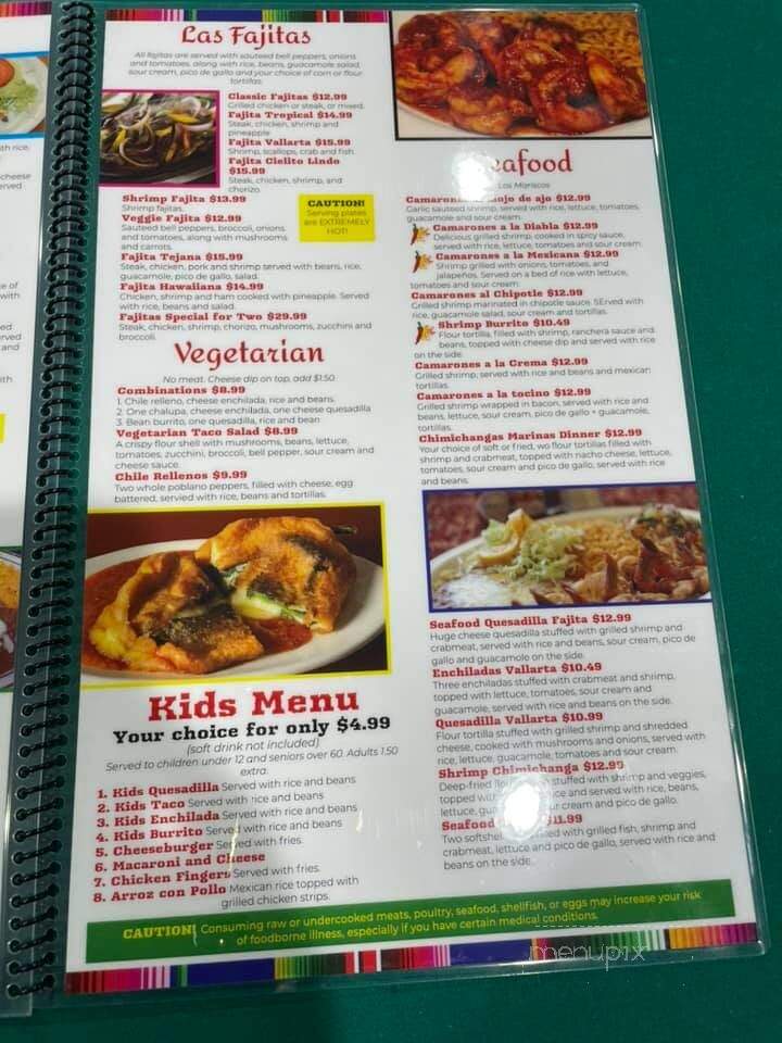 Cielto Lindo Mexican Restaurant - Lake View, IA menu_pic