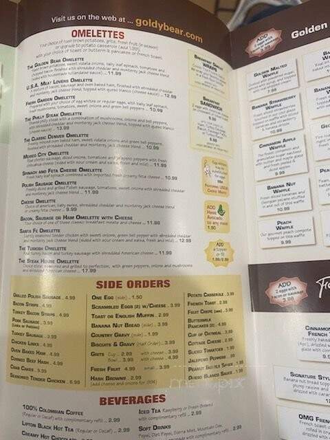 Golden Bear Pancake & Crepery Restaurants - Lansing, IL