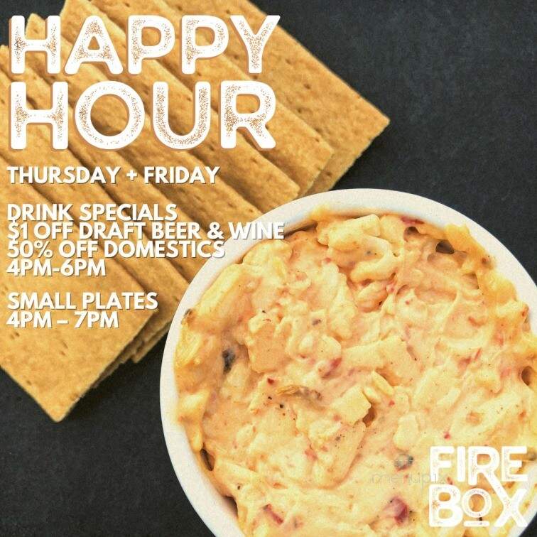 Firebox55 - Martinsburg, WV menu_pic
