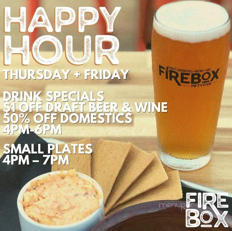 Firebox55 - Martinsburg, WV menu_pic