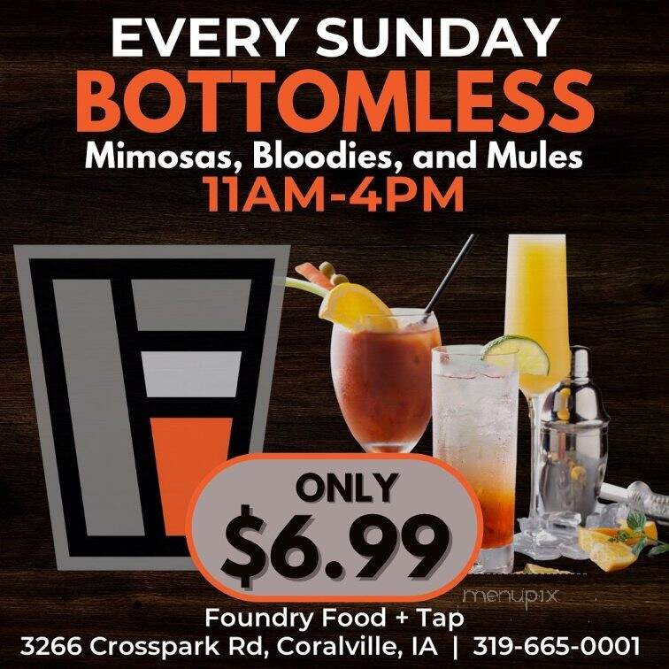 Foundry Food & Tap - Coralville, IA menu_pic