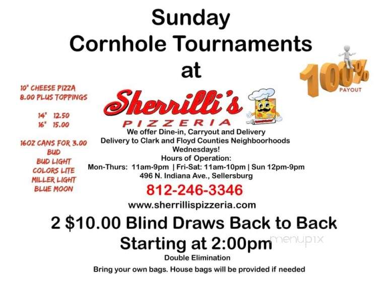Sherrilli's Pizzeria - Sellersburg, IN menu_pic