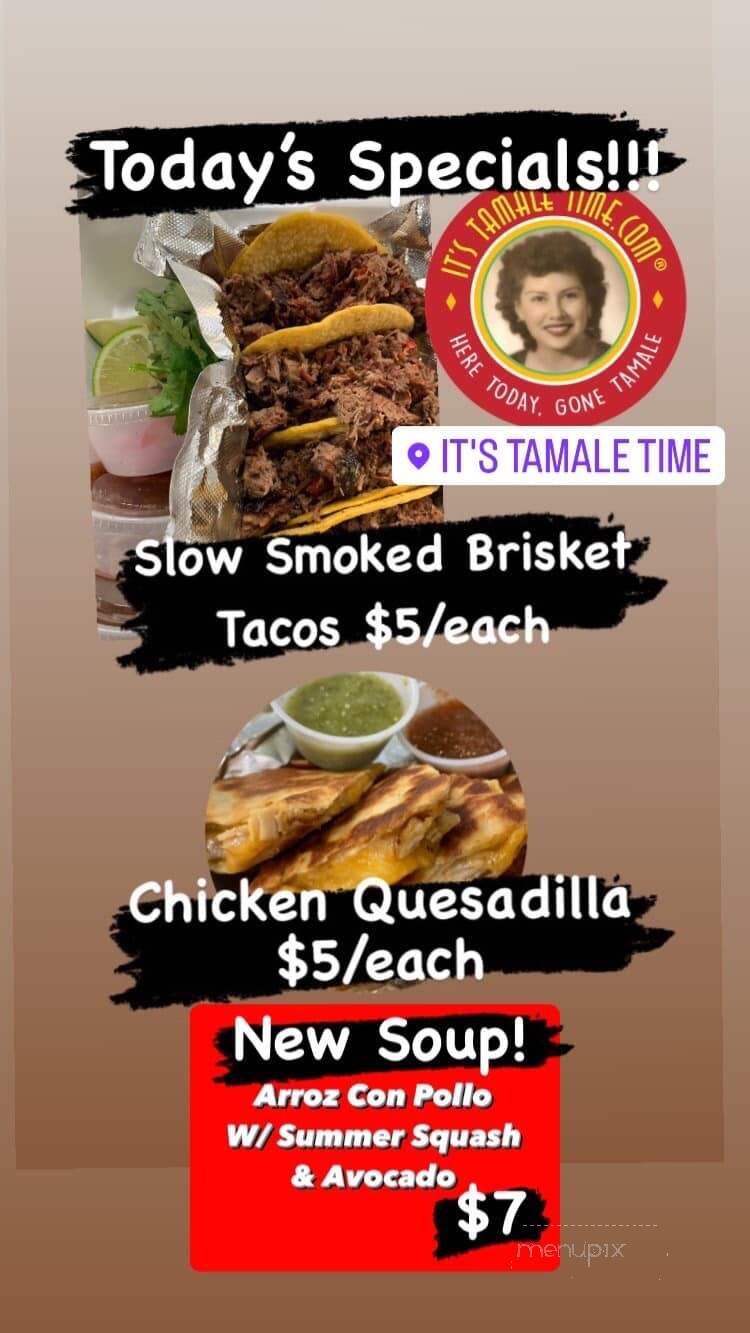 Its Tamale Time - Phenix City, AL menu_pic