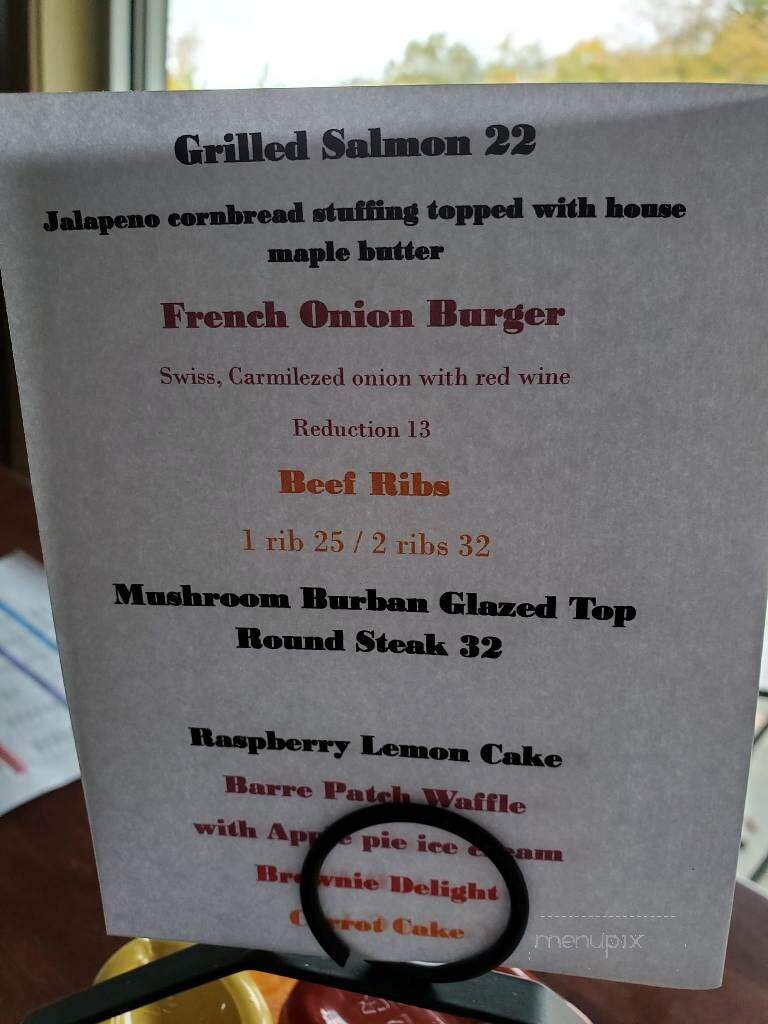 The Barre Patch - Barre, MA menu_pic