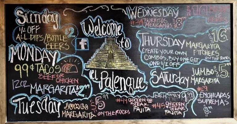 El Palenque - Eastlake, OH menu_pic