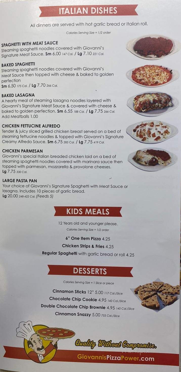 Giovanni's Pizza - Portsmouth, OH