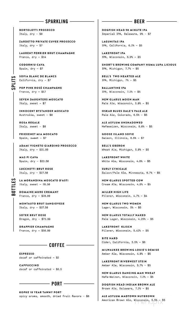 The Ruby Tap - Wauwatosa, WI menu_pic