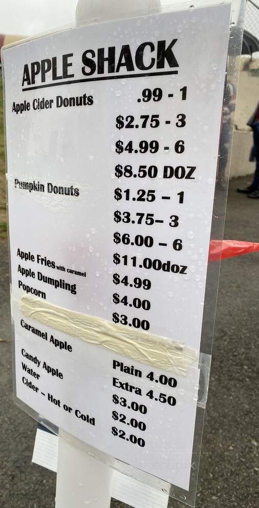 Triple B Farms - Monongahela, PA menu_pic