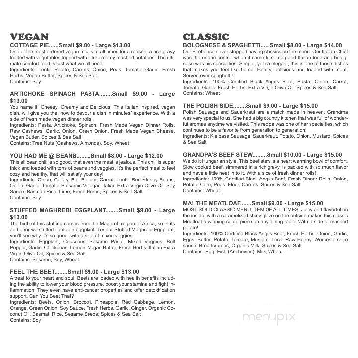 Fire Dept. Meals - Oviedo, FL menu_pic