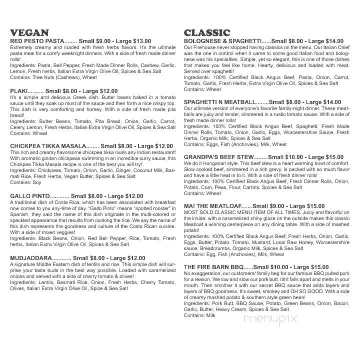 Fire Dept. Meals - Oviedo, FL menu_pic