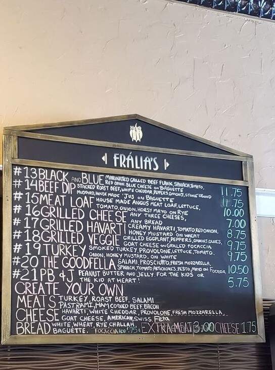 Fralias - Saginaw, MI menu_pic
