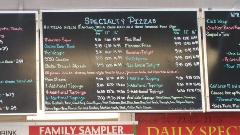 Mancino's Pizza & Grinders - Gaylord, MI menu_pic