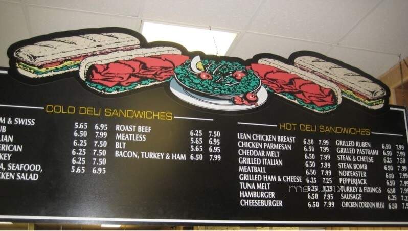 Gabby's Subs & Convenience - Winchendon, MA menu_pic