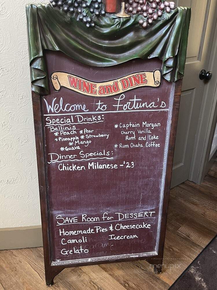 Fortuna's Restaurant - Niagara Falls, NY menu_pic