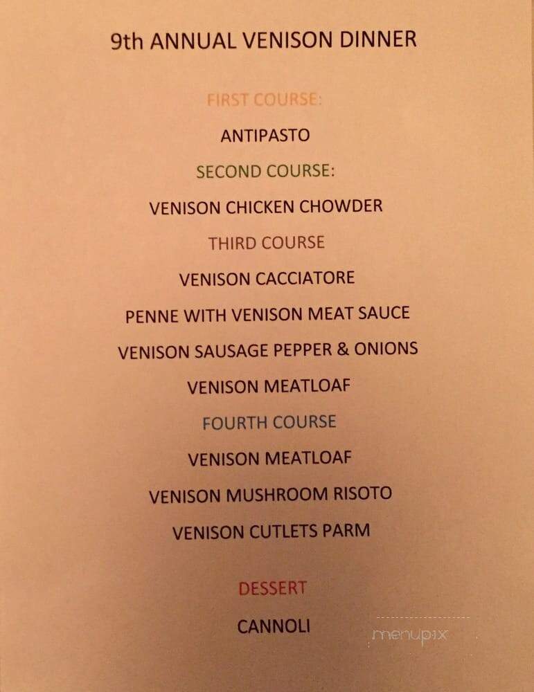 Fortuna's Restaurant - Niagara Falls, NY menu_pic