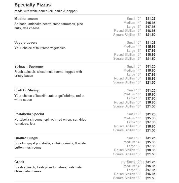 Mom's Bake At Home Pizza - Newtown Square, PA menu_pic