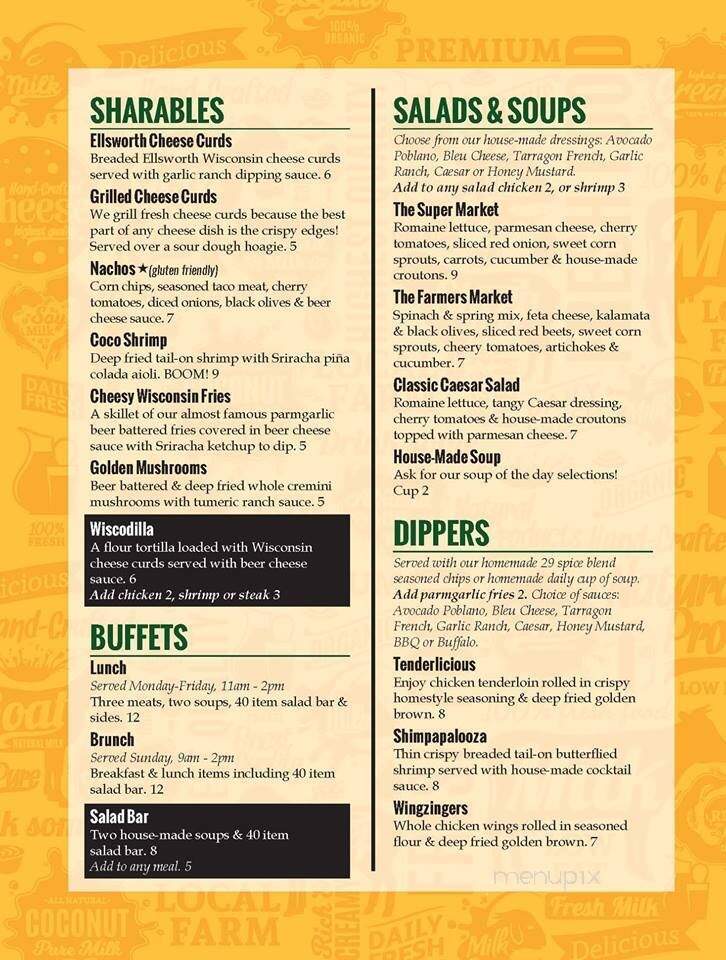 29 Pines Restaurant - Eau Claire, WI menu_pic
