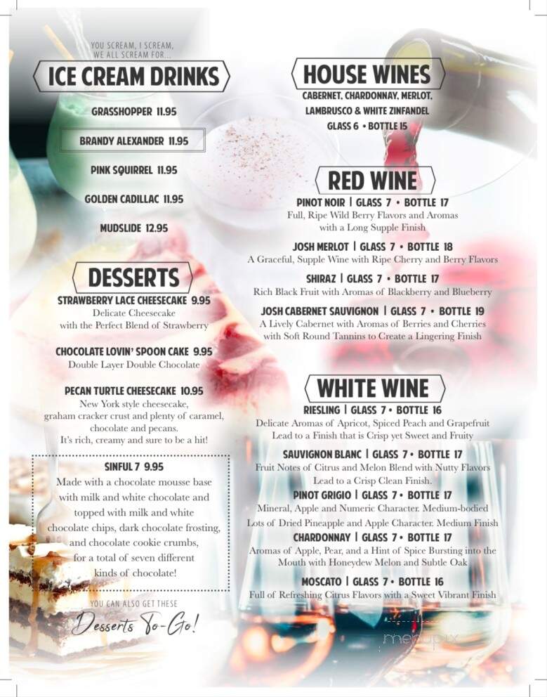 Sparta Club Oasis - Sparta, WI menu_pic