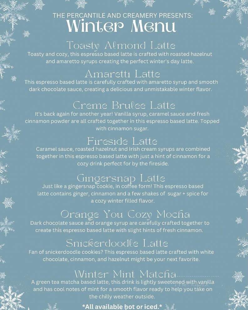 The Percantile and Creamery - Concord, NC menu_pic
