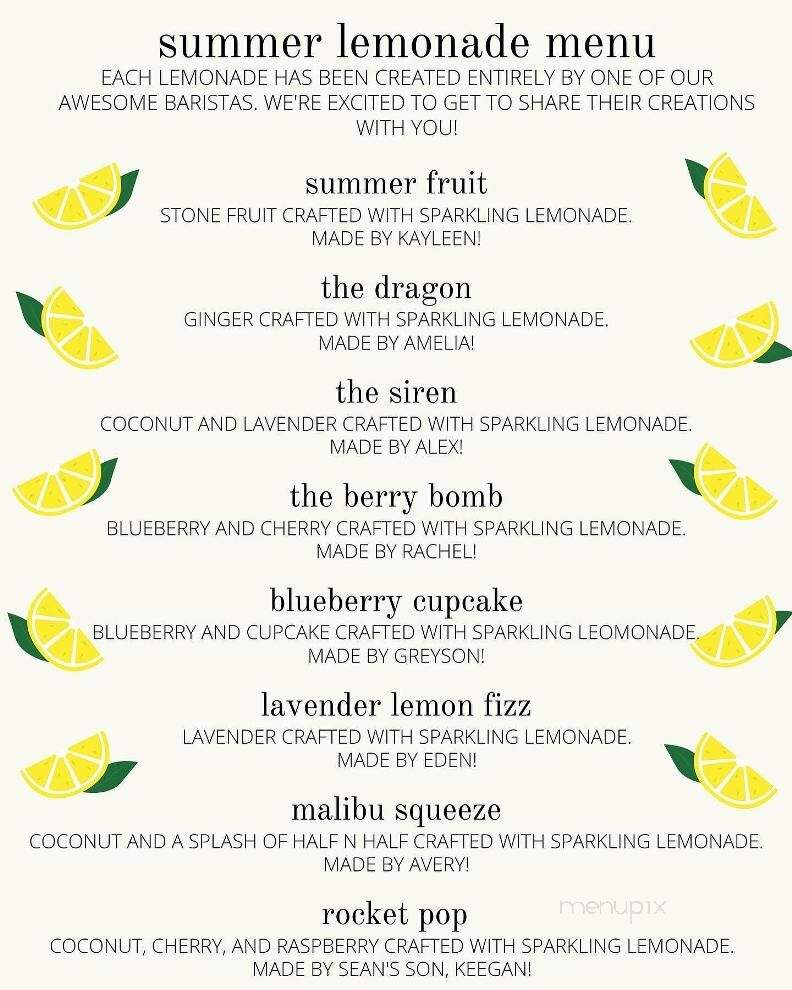 The Percantile and Creamery - Concord, NC menu_pic