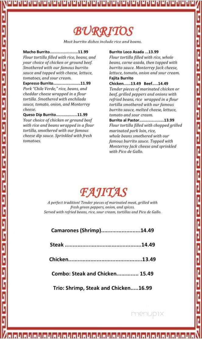 Casa Azteca Mexican Restaurant - Fort Pierce, FL menu_pic