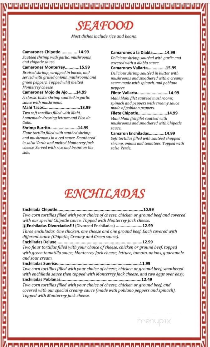 Casa Azteca Mexican Restaurant - Fort Pierce, FL menu_pic