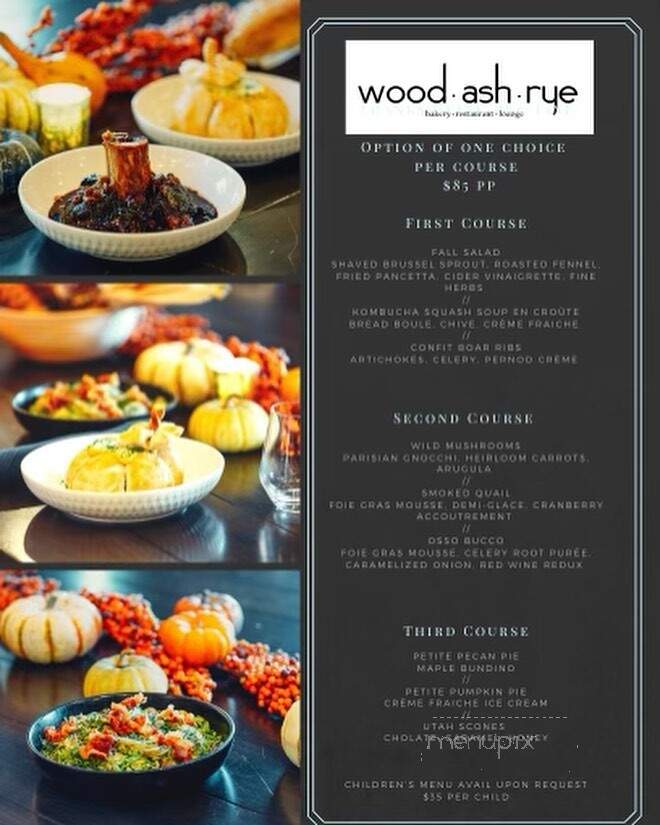 Wood Ash Rye - St. George, UT menu_pic