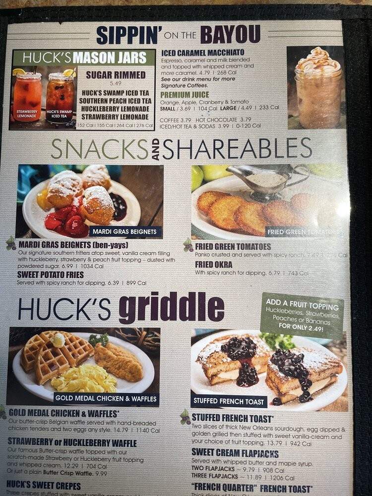Huckleberry's Breakfast and Lunch - Concord, CA menu_pic