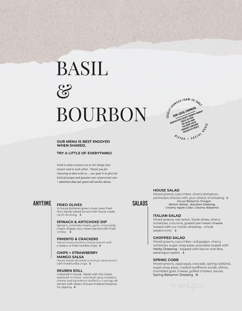 Basil & Bourbon - Bolivar, MO