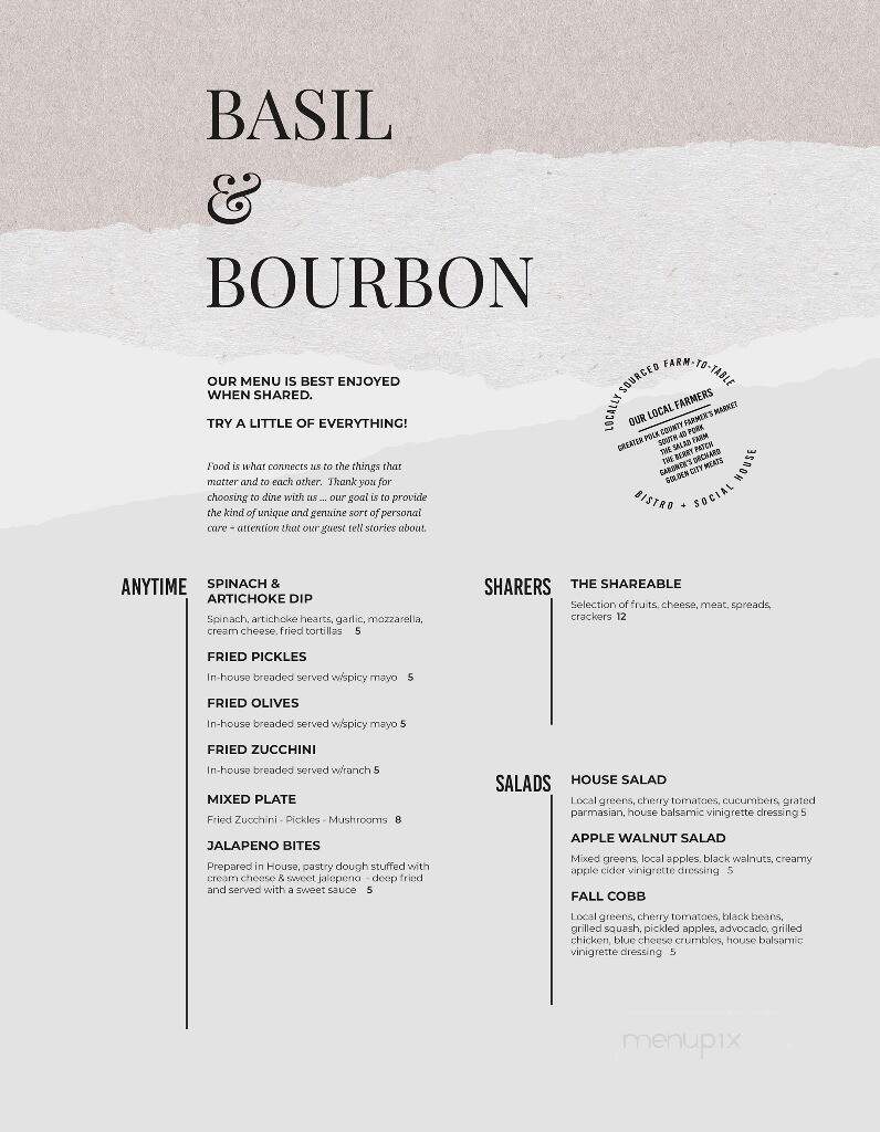 Basil & Bourbon - Bolivar, MO