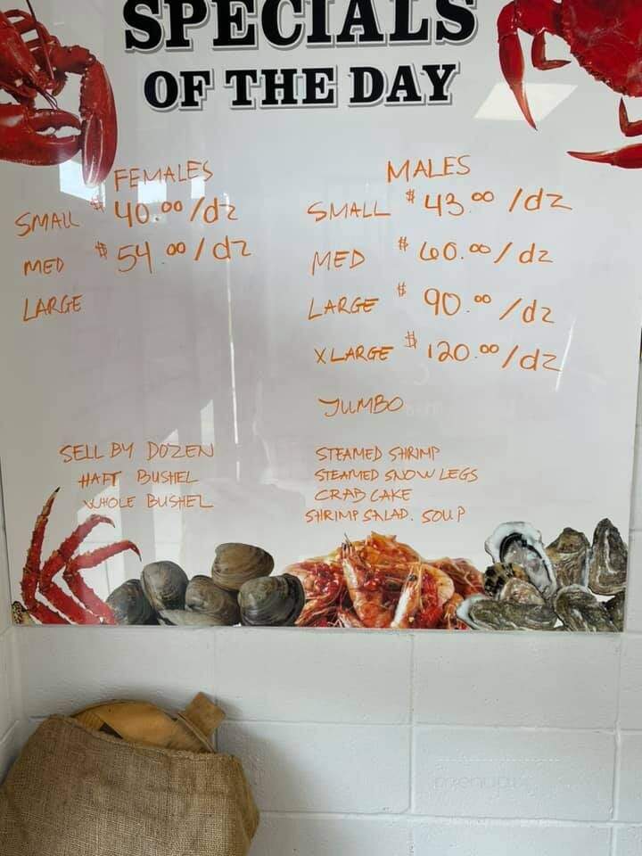 Crab Shack N Seafood - York, PA menu_pic
