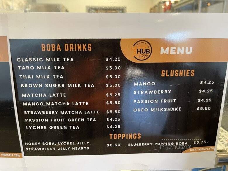 T Hub Cafe - Mountain House, CA menu_pic