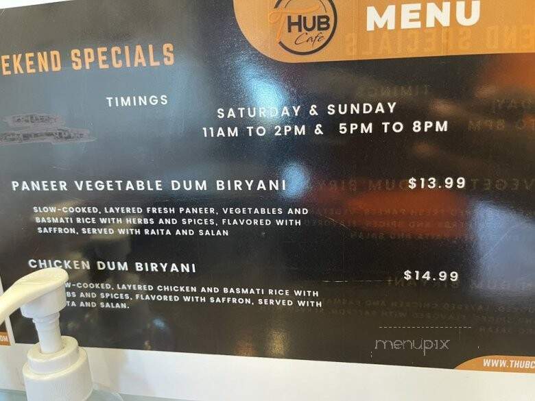 T Hub Cafe - Mountain House, CA menu_pic