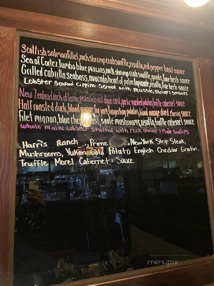 Wild Garlic Grill - Tucson, AZ menu_pic
