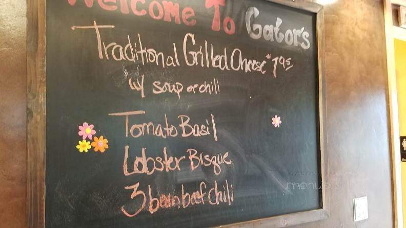 Gator's Grilled Cheese Emporium - Ely, MN menu_pic