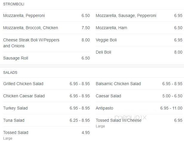 Zia Lisa Italian Restaurant - Edison, NJ menu_pic