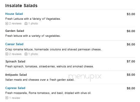 Da Vinci's Italian Restaurant - Hickory, NC menu_pic