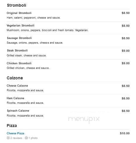 Da Vinci's Italian Restaurant - Hickory, NC menu_pic