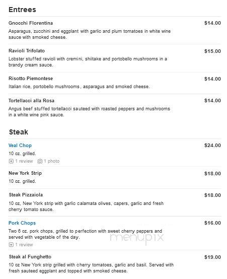Da Vinci's Italian Restaurant - Hickory, NC menu_pic