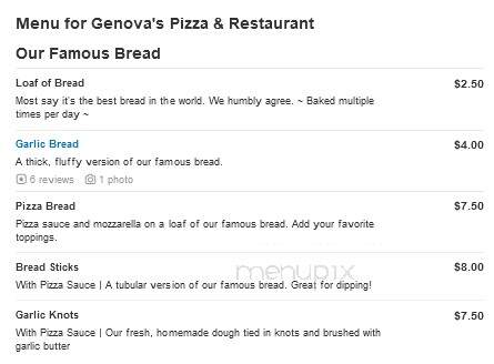 Genovas Pizza & Restaurant - York, PA