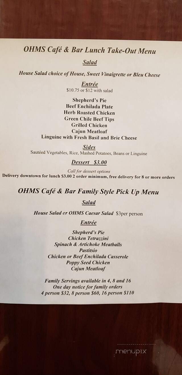 Ohms Cafe & Bar - Amarillo, TX
