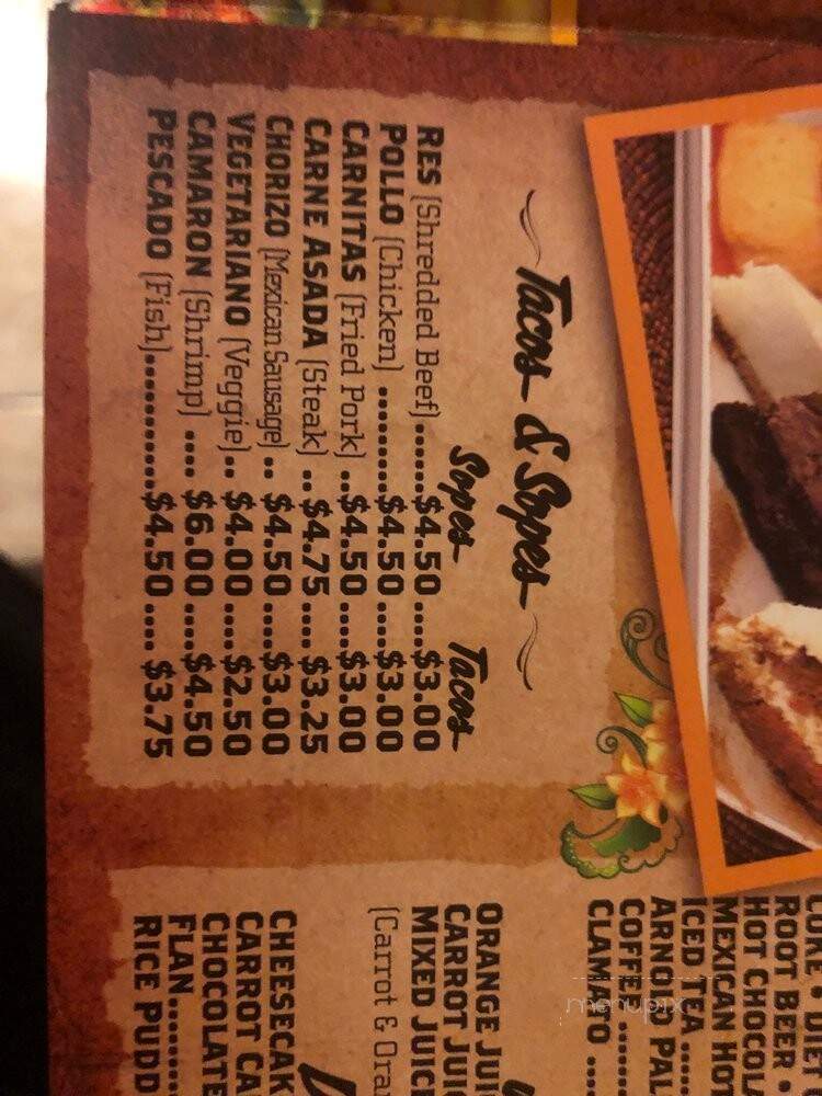 Los Tres Cochinitos - Wilmington, CA menu_pic