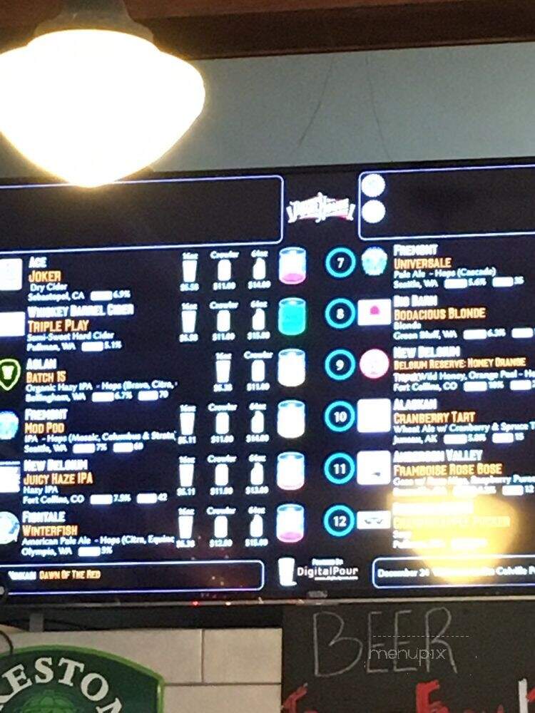 Colville Pour House - Colville, WA menu_pic