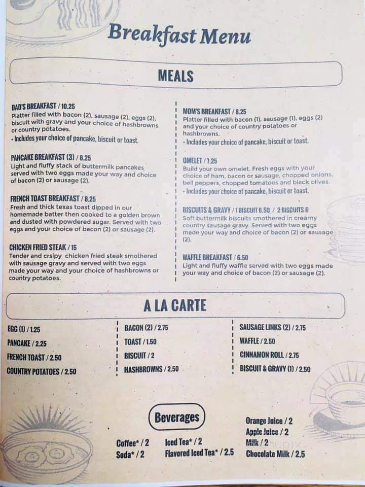Stewart's Ol Store Smokehouse - Valley Falls, KS menu_pic