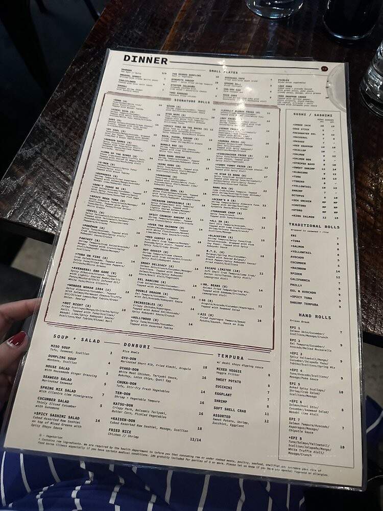Fudo - Chamblee, GA menu_pic