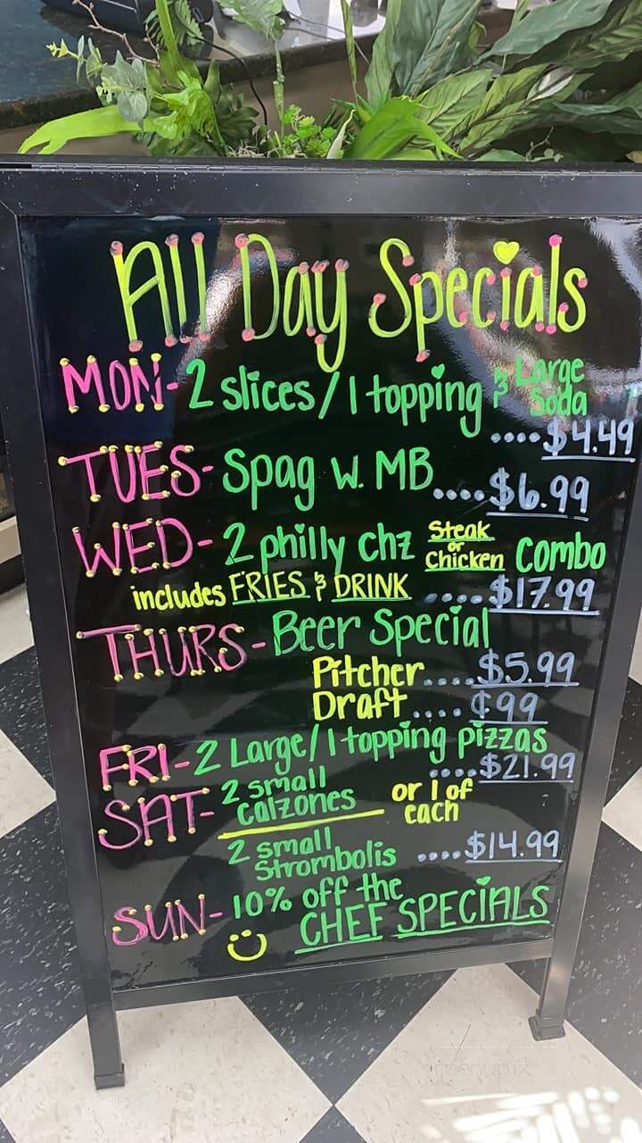 Rino's Italian Grill & Pizza - Creedmoor, NC menu_pic