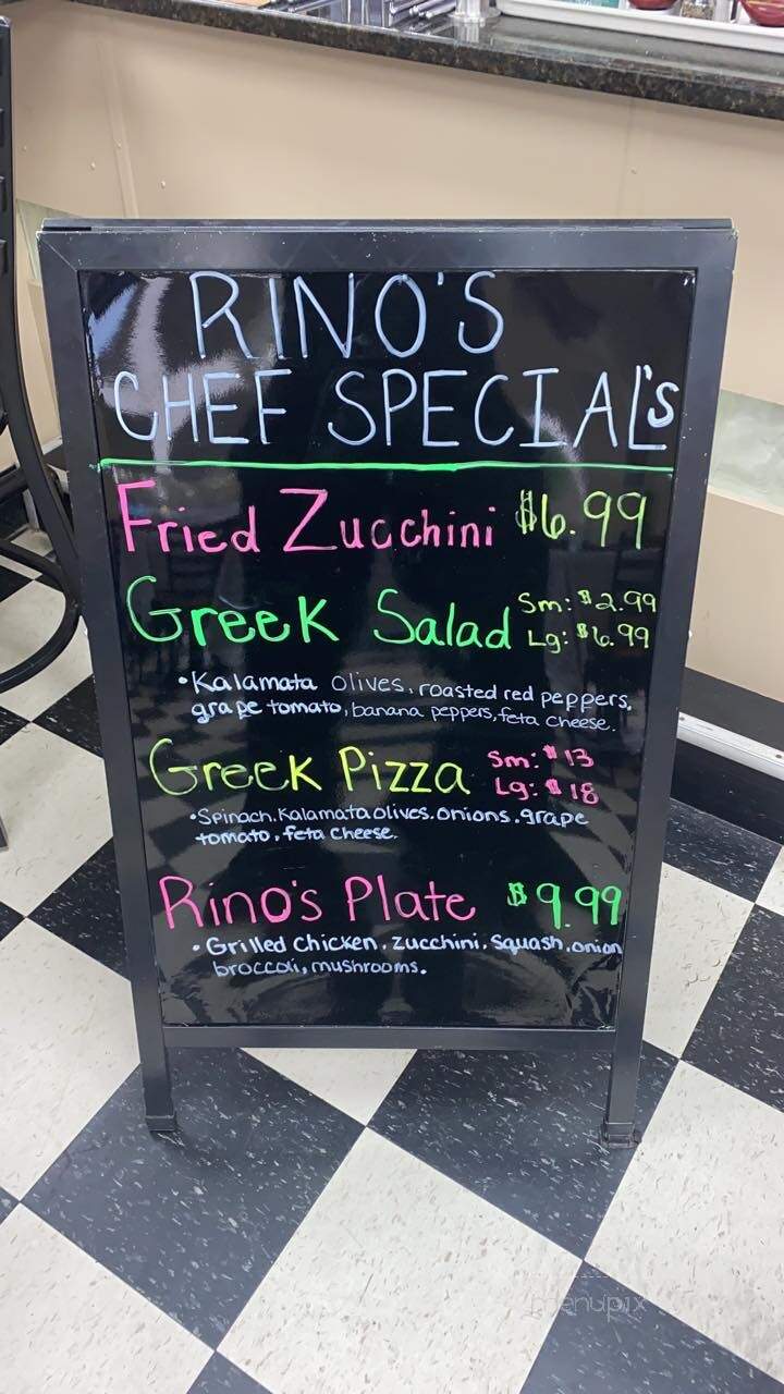 Rino's Italian Grill & Pizza - Creedmoor, NC menu_pic