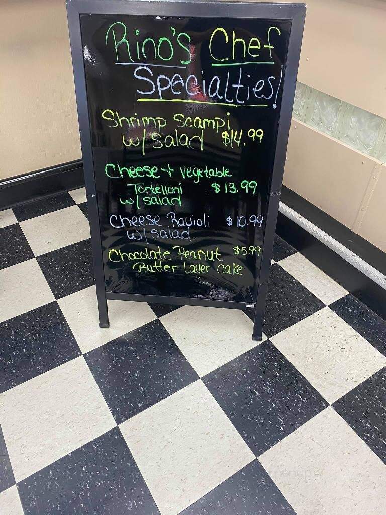 Rino's Italian Grill & Pizza - Creedmoor, NC menu_pic