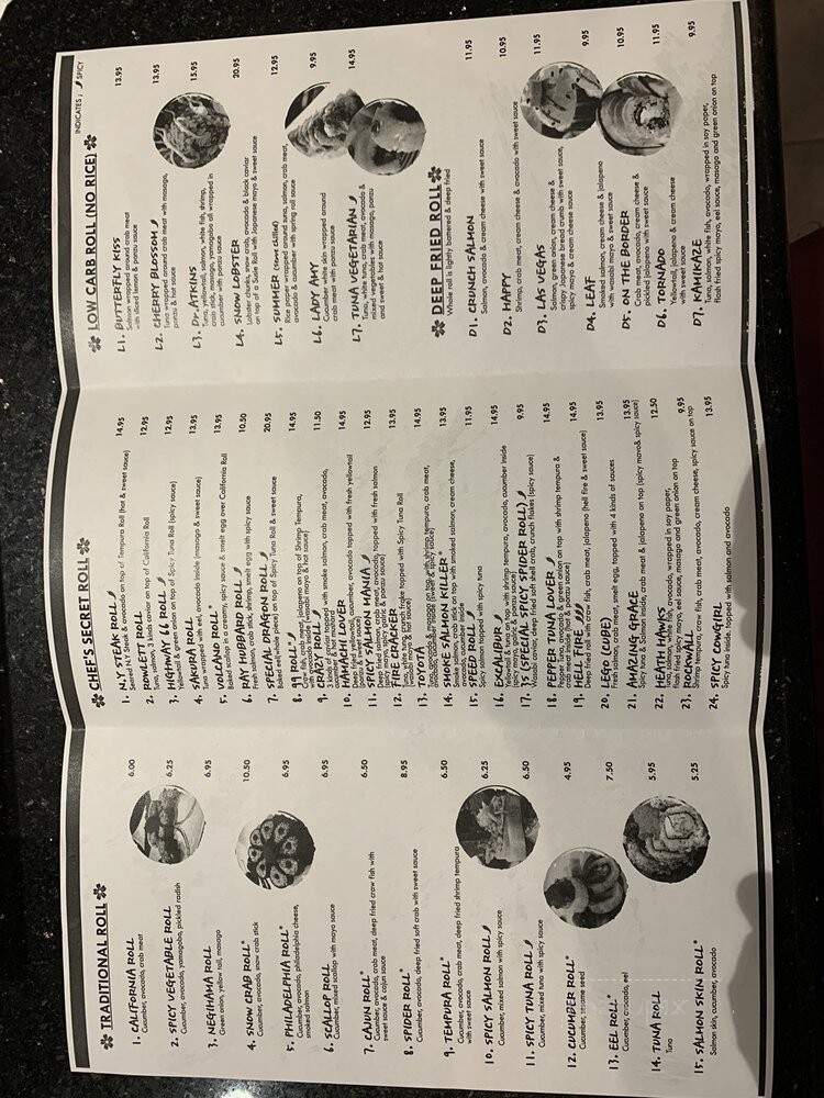 Tokyo Hana - Rowlett, TX menu_pic